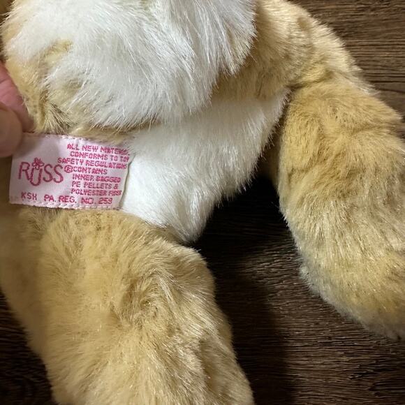 Vtg RUSS BERRIE Dancer Plush Lope Ear Bunny Rabbit - Picture 10 of 11